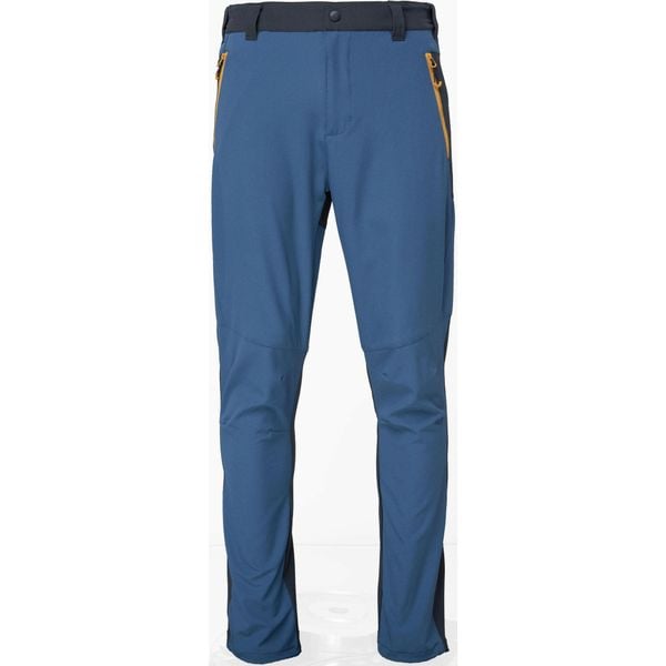 Spodnie męskie LOAP Uzben Blue 2XL. Niebieskie spodnie materiałowe męskie ZEAGLE, bez wzorów. Za 258.99 zł.