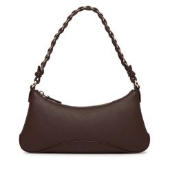 Torebka HUGO. Brązowe torebki klasyczne damskie Hugo, bez wzorów, bez dodatków. Za 519.99 zł.