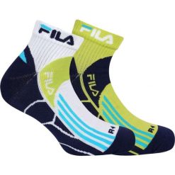 Fila 2-pack Quarter Running skarpety Acid 35-38. Niebieskie skarpetki damskie Fila, bez wzorów. Za 135.99 zł.