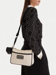 Nine West Torebka CEO-Marisse-LA374-4707 Écru. Listonoszki damskie Nine West, bez wzorów, z materiału, bez dodatków. Za 219.99 zł.