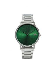 Lacoste Zegarek Crocorigin 2011311 Srebrny. Szare, analogowe zegarki męskie Lacoste, srebrne. Za 599.99 zł.