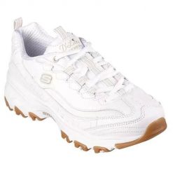 Buty do chodzenia damskie Skechers Damskie D'lites Good. Białe buty sportowe na co dzień damskie Skechers, bez wzorów, z materiału, trekkingowe. Za 339.99 zł.
