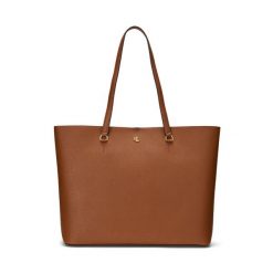 Torebka LAUREN RALPH LAUREN. Brązowe torebki klasyczne damskie Lauren Ralph Lauren, bez wzorów, bez dodatków. Za 979.99 zł.