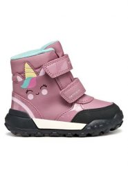 Geox Śniegowce B Trekkyup B Ab B566MD 054FU C8006 M Różowy. Czerwone kozaki dziewczęce Geox, bez wzorów, ze skóry, bez obcasa. Za 239.99 zł.