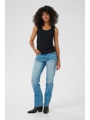 Kaffe Top w kolorze czarnym rozmiar: XXL. Czarne topy damskie Kaffe, xxl, bez wzorów, bez kołnierzyka. Za 82.64 zł.