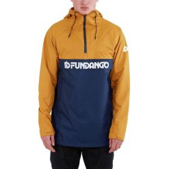 Płaszcz przeciwdeszczowy męski Fundango Salmo Logo. Czarne płaszcze męskie Fundango, m, bez wzorów, sportowe. Za 459.90 zł.