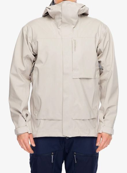 Kurtka z membraną Houdini Rollercoaster Jacket. Brązowe kurtki męskie Houdini, na zimę, l, bez wzorów, z hardshellu, bez kaptura. Za 1,902.99 zł.