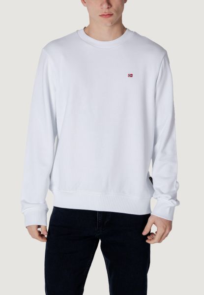 Bluza Mężczyzna NAPAPIJRI BALIS CREW SUM 2. Białe bluzy z kapturem męskie Napapijri, m, z bawełny. Za 284.60 zł.