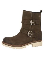 Tom Tailor Botki w kolorze khaki rozmiar: 37. Brązowe botki damskie Tom Tailor, bez obcasa, bez zapięcia. Za 136.45 zł.