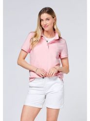 Polo Sylt Koszulka polo w kolorze jasnoróżowym rozmiar: L. Różowe bluzki damskie Polo Sylt, l, bez wzorów, bez kołnierzyka, bez ramiączek. Za 118.84 zł.