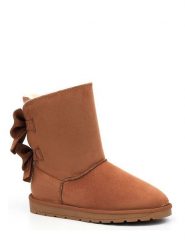 ISLAND BOOT Botki zimowe "Bowie" w kolorze jasnobrązowym rozmiar: 40. Brązowe botki damskie Island Boot, na zimę, z materiału, bez obcasa, bez zapięcia. Za 193.70 zł.