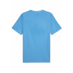Męska koszulka Olympique Marsylia KING z logo PUMA Bleu Azur Gold Blue. Niebieskie t-shirty sportowe męskie Puma, m, bez ramiączek, do piłki nożnej. Za 139.00 zł.