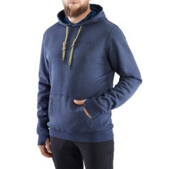 Bluza turystyczna męska Viking Laxa Bamboo z kapturem. Niebieskie bluzy z kapturem męskie VIKING, l, z bawełny. Za 159.90 zł.