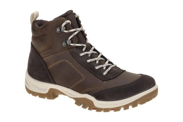 Buty trekkingowe za kostkę damskie Ecco Xpedition III. Brązowe obuwie trekkingowe damskie ECCO. Za 572.00 zł.