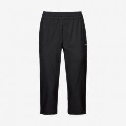 Spodnie 3/4 damskie CLUB. Czarne spodnie materiałowe damskie HEAD, bez wzorów, sportowe. W wyprzedaży za 161.00 zł.