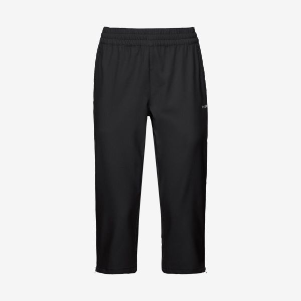 Spodnie 3/4 damskie CLUB. Czarne spodnie materiałowe damskie HEAD, bez wzorów, sportowe. W wyprzedaży za 161.00 zł.