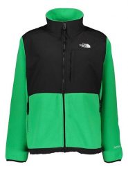 The North Face Kurtka polarowa "Plus Denali" w kolorze zielono-czarnym rozmiar: 2X. Czarne kurtki damskie The North Face, bez wzorów, z materiału, bez kaptura. Za 266.66 zł.