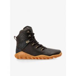 Buty turystyczne męskie Vivobarefoot Tracker Forest Esc. Brązowe buty trekkingowe męskie VIVOBAREFOOT, z gumy, bez zapięcia, trekkingowe. Za 1,038.99 zł.