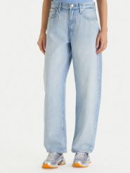 Calvin Klein Jeans Jeansy LV047F684G Niebieski Barrel Fit. Niebieskie jeansy damskie Calvin Klein Jeans. Za 409.99 zł.