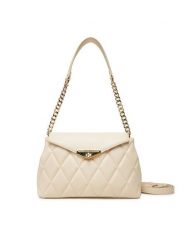 Valentino Torebka Frisia VBS9BA09 Écru. Torebki klasyczne damskie Valentino, bez wzorów, ze skóry, wizytowe, bez kołnierzyka, bez ramiączek. Za 489.99 zł.