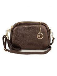 Mia Tomazzi Skórzana torebka "Gradisca" w kolorze ciemnobrązowym - 22 x 16 x 7 cm rozmiar: onesize. Brązowe torebki klasyczne damskie Mia Tomazzi, bez wzorów, z materiału, bez dodatków. Za 226.77 zł.