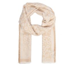 Szal Guess. Brązowe szaliki i kominy damskie Guess, z aplikacjami. Za 234.99 zł.