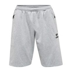 Szorty Hummel Move Grid. Szare szorty męskie HUMMEL, l, z tkaniny, na fitness i siłownię. Za 191.00 zł.