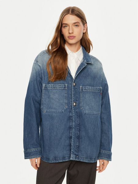 REPLAY Koszula jeansowa W7881 .000.773 761 Niebieski Regular Fit. Niebieskie koszule damskie Replay, s, bez wzorów, z bawełny, bez kołnierzyka, bez ramiączek. Za 449.99 zł.