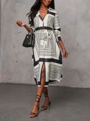 LA Angels Sukienka w kolorze kremowym rozmiar: XL. Brązowe sukienki damskie LA Angels, na co dzień, xl, bez wzorów, z tkaniny, bez kołnierzyka, bez ramiączek, midi, proste. Za 178.79 zł.