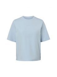 Marc Cain Koszulka Kobiety Bawełna niebieski, 36. Niebieskie bluzki sportowe damskie Marc Cain, z bawełny, bez kołnierzyka, bez ramiączek. Za 799.95 zł.
