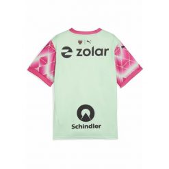 Młodzieżowa koszulka wyjazdowa Füchse Berlin 24/25 PUMA Fresh Mint Pink Green. Czerwona bluzki sportowe damskie Puma, m, z aplikacjami, bez ramiączek. Za 359.00 zł.