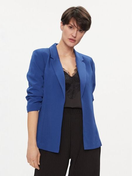 Vero Moda Marynarka Carla 10301555 Niebieski Regular Fit. Niebieskie marynarki i żakiety damskie Vero Moda, bez wzorów, z syntetyku. Za 149.99 zł.