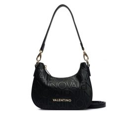 Torebka Valentino. Czarne torebki klasyczne damskie Valentino, bez wzorów, bez dodatków. Za 549.99 zł.