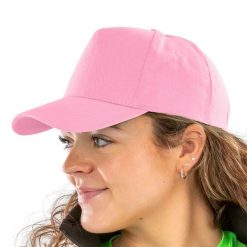 Czapka Z Daszkiem Printers 5 Panel. Niebieskie czapki męskie RESULT HEADWEAR, bez wzorów, z bawełny. Za 25.99 zł.