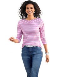 WITT WEIDEN Bluzka w kolorze jasnoróżowym rozmiar: 52. Różowe bluzki damskie WITT WEIDEN, bez wzorów, bez kołnierzyka, bez ramiączek. Za 26.99 zł.