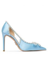 Steve Madden Szpilki Tandi 11005583 Niebieski jasny. Niebieskie szpilki Steve Madden, bez wzorów, z materiału, bez obcasa. Za 689.99 zł.