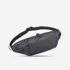 Torba biodrówka Forclaz Travel 7 litrów. Czarne torebki klasyczne damskie FORCLAZ, bez wzorów, z materiału, duże, bez dodatków. Za 99.99 zł.