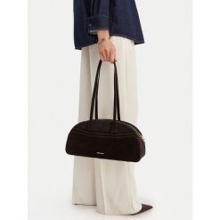 Torebka GINO ROSSI. Brązowe torebki klasyczne damskie Gino Rossi, bez wzorów, bez dodatków. Za 399.99 zł.