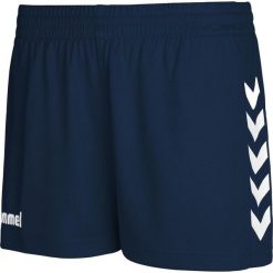 Spodenki sportowe damskie Hummel Core Womens Shorts. Niebieskie spodenki sportowe damskie HUMMEL, xl, do piłki nożnej. Za 37.00 zł.