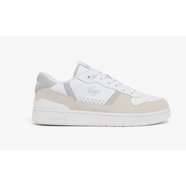 Buty Sportowe Męskie Lacoste T-Clip Set 126 7 Sma. Białe buty sportowe na co dzień męskie Lacoste, z gumy, bez zapięcia, tenisowe. Za 457.60 zł.