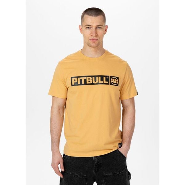 Koszulka bawełniana sportowy t-shirt dla dorosłych Hilltop. Czarne t-shirty męskie PITBULL, l, bez wzorów, z bawełny, bez kołnierzyka. Za 89.00 zł.