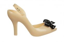 Sandały Melissa Lady Dragon Hot Ad Beige Black 010469, Beżowy, Guma - 39. Brązowe sandały damskie Melissa, bez wzorów, z gumy, bez obcasa, na obcasie. W wyprzedaży za 449.10 zł.
