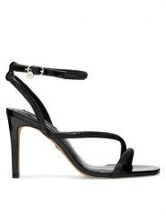 Nine West Sandały WFA2675-1 Czarny. Czarne sandały damskie Nine West, bez wzorów, z syntetyku, bez obcasa, na szpilce. Za 207.99 zł.
