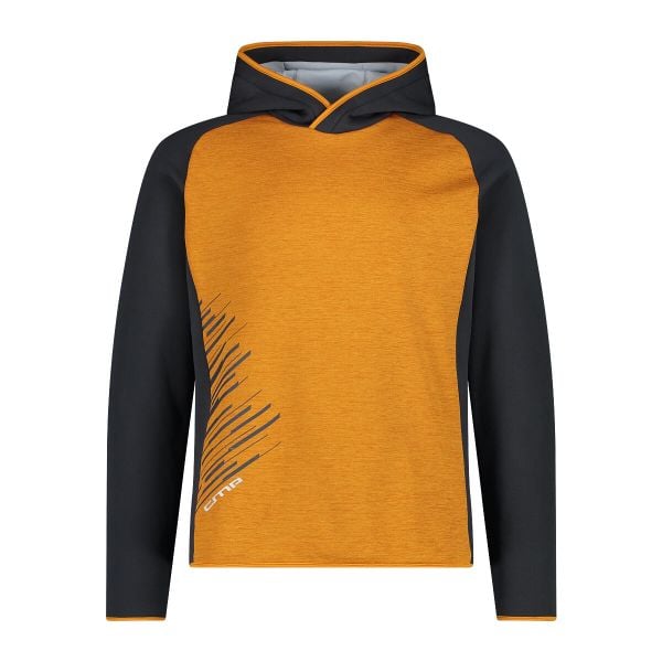 Rozciągliwa bluza z kapturem CMP. Brązowe bluzy z kapturem męskie CMP, xl, z materiału. Za 379.70 zł.