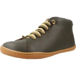Buty CAMPER PEU Zielony. Zielone buty trekkingowe męskie Camper, ze skóry, bez zapięcia, trekkingowe. Za 346.53 zł.