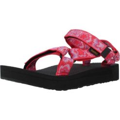 Sandały TEVA W MIDFORM UNIVER Czerwony. Czerwone sandały damskie Teva, bez wzorów, bez obcasa. Za 263.99 zł.