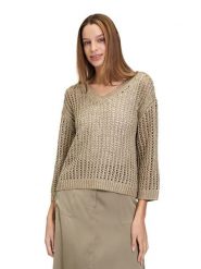 Betty Barclay Sweter w kolorze jasnobrązowym rozmiar: 38. Brązowe swetry klasyczne damskie Betty Barclay, bez kołnierzyka. Za 130.99 zł.