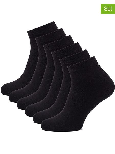 McGregor Skarpety (6 par) w kolorze czarnym rozmiar: 36-42. Czarne skarpetki męskie McGregor, bez wzorów, ze splotem. Za 61.02 zł.