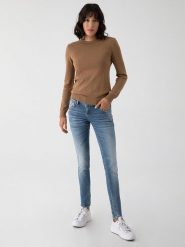 LTB Dżinsy "Molly" - Skinny fit - w kolorze niebieskim rozmiar: W30/L32. Niebieskie jeansy damskie LTB, z podwyższonym stanem. Za 166.88 zł.