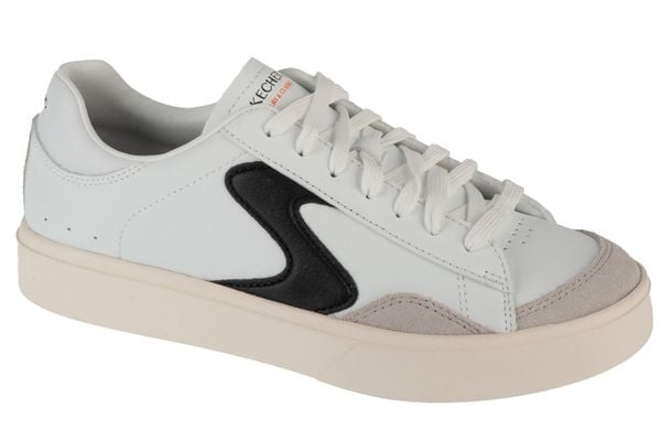 Buty sportowe Sneakersy damskie, Eden LX - Slick Talk. Białe buty sportowe na co dzień damskie Skechers, bez wzorów, z materiału, trekkingowe. Za 199.99 zł.